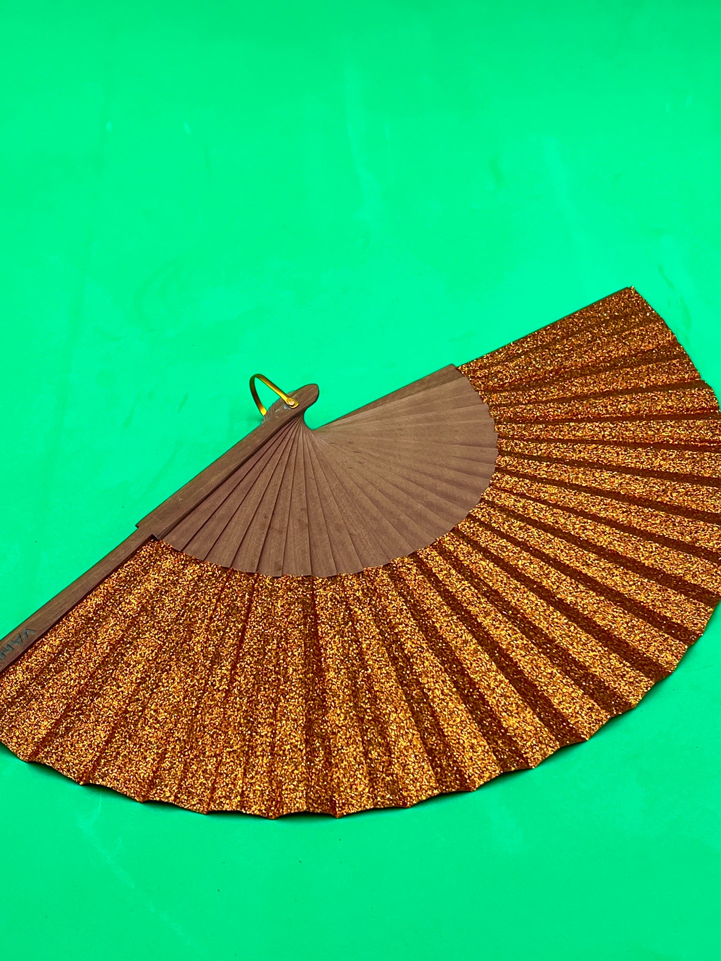 Abanico Copper Glitter