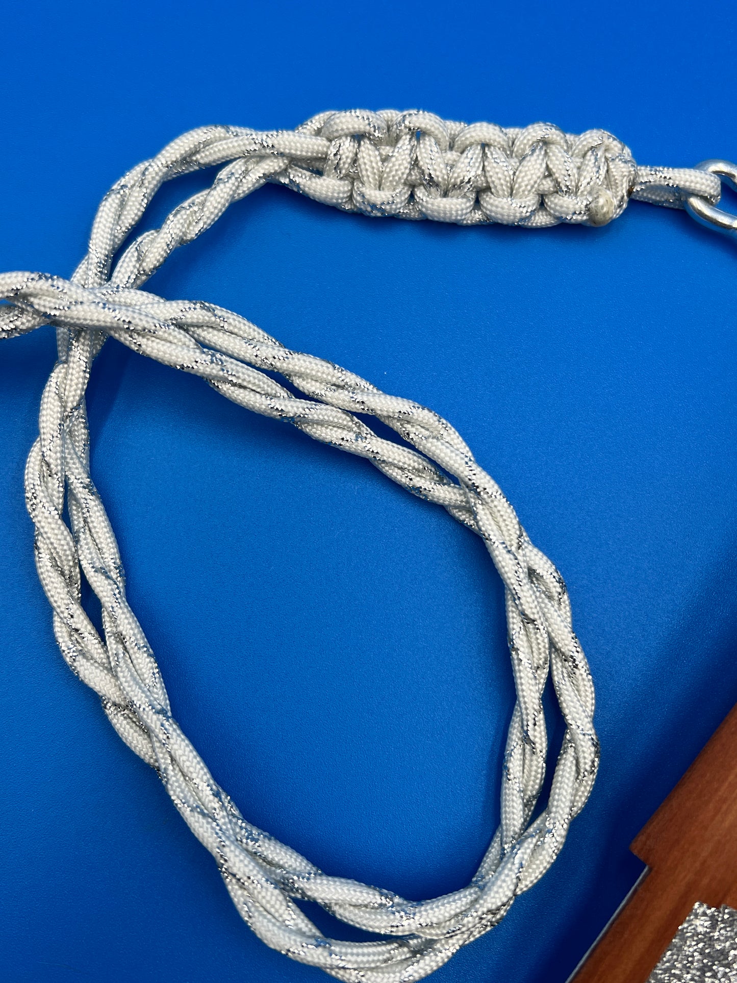 Abanico Silver Glitter with Strap
