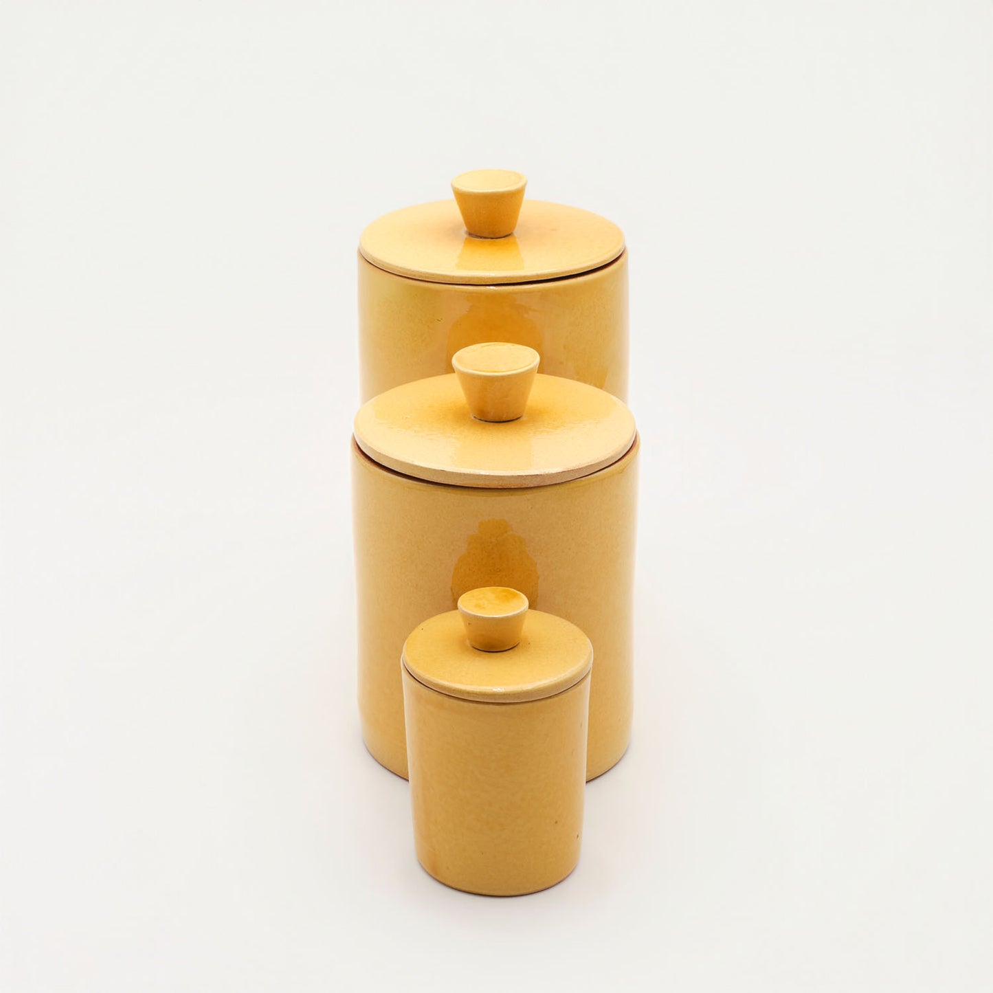 Storage Jar Small Mostaza