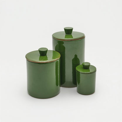 Storage Jar Large Verde