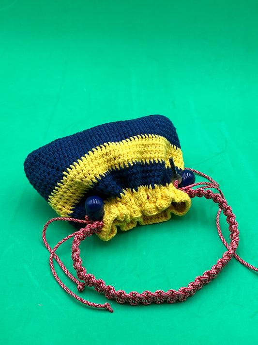 Bug Bag Yellow and Navy